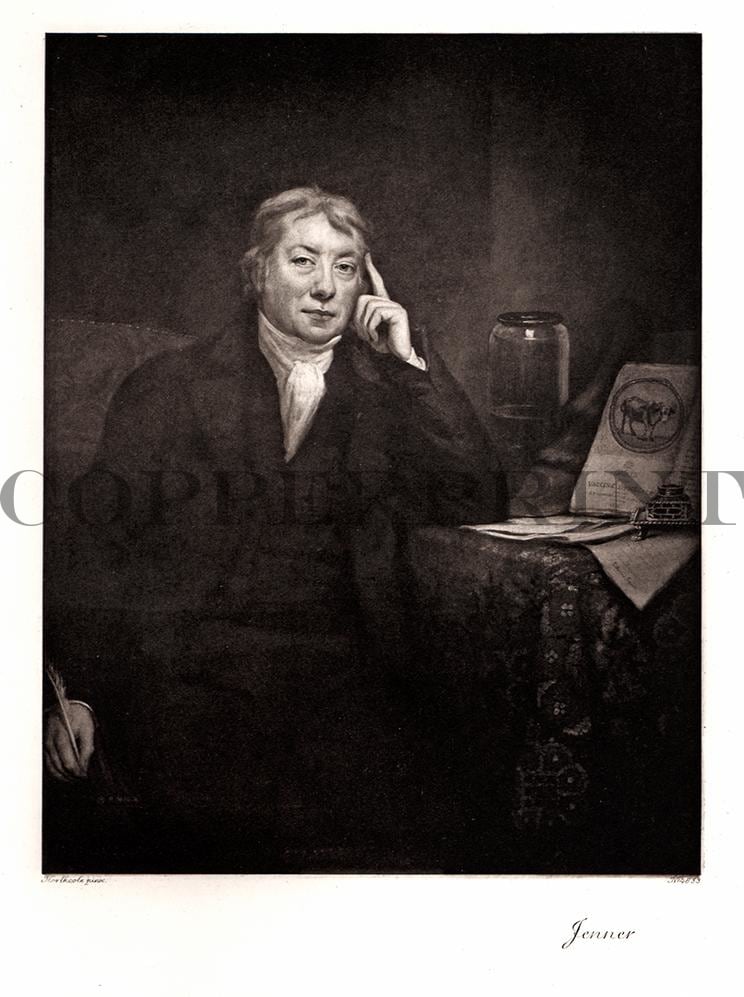 Portrait von Jenner Kunstdruck Tiefdruck