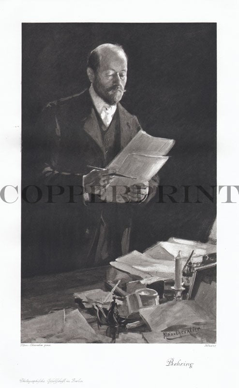 Portrait von Emil von Behring Kunstdruck Tiefdruck