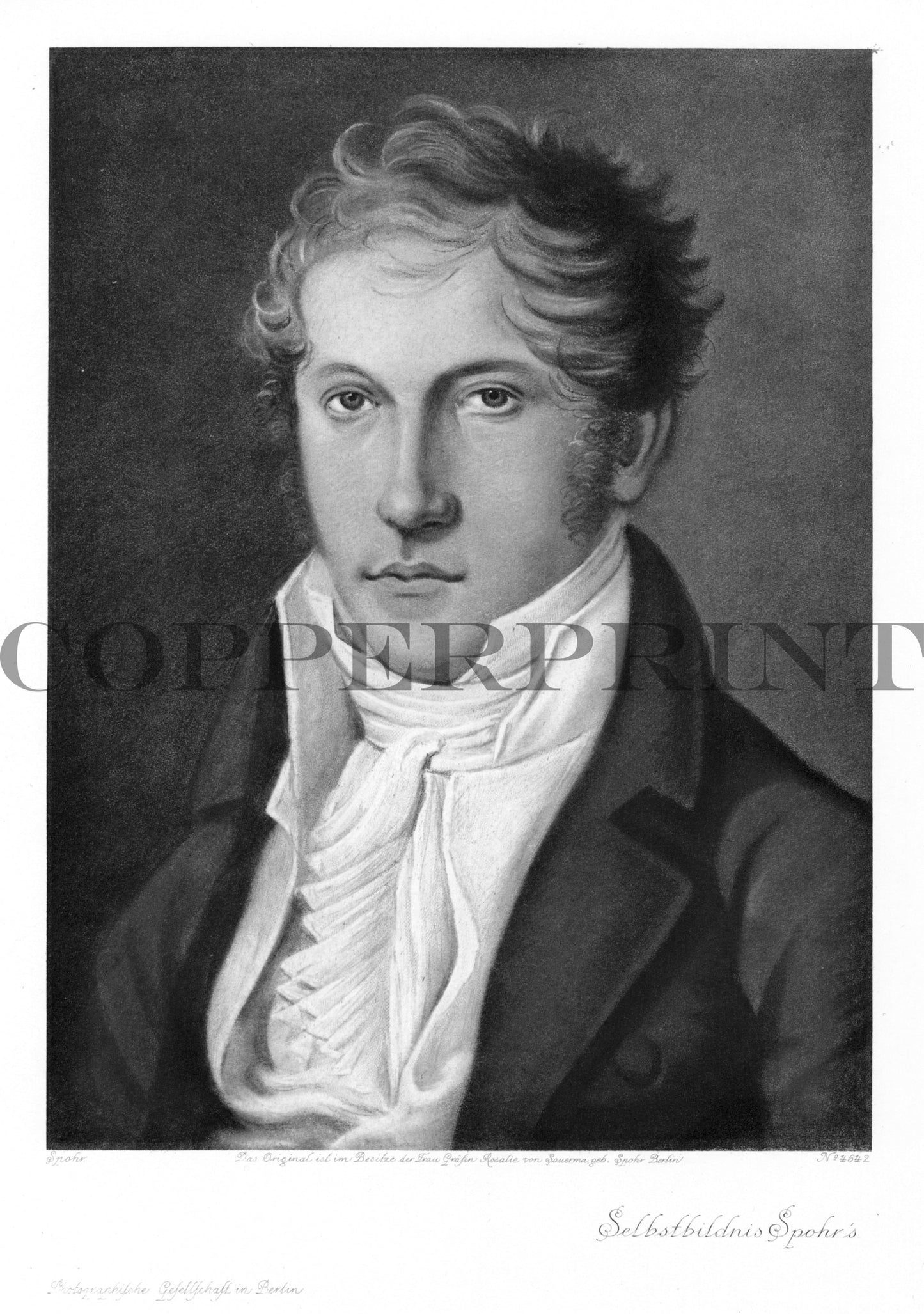 Louis Spohr, Selbstbildnis