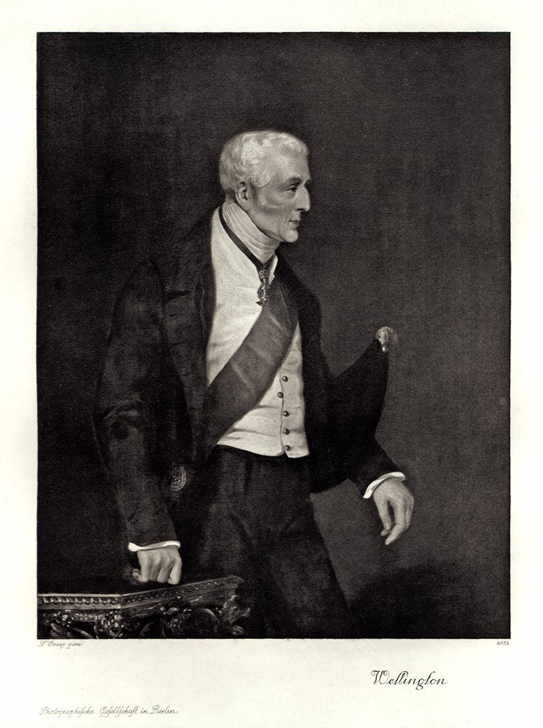 Portrait von Wellington Kunstdruck Tiefdruck