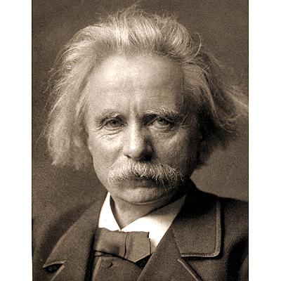 Portrait von Edvard Grieg Kunstdruck Tiefdruck