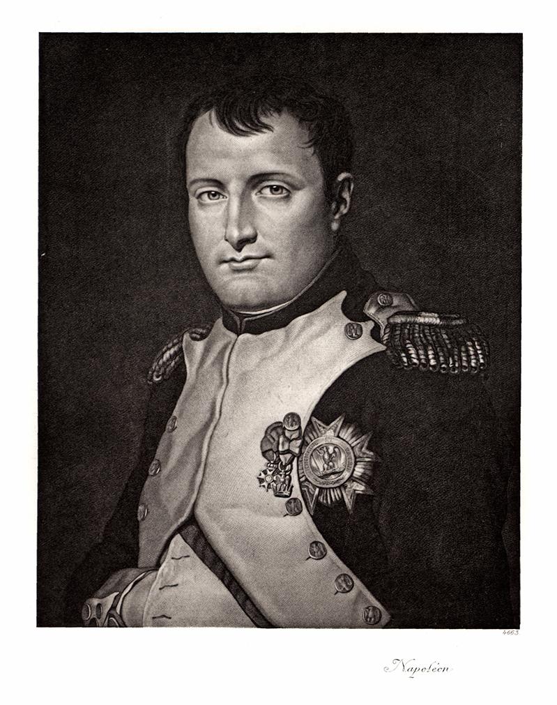 Portrait von Napoleon Kunstdruck Tiefdruck