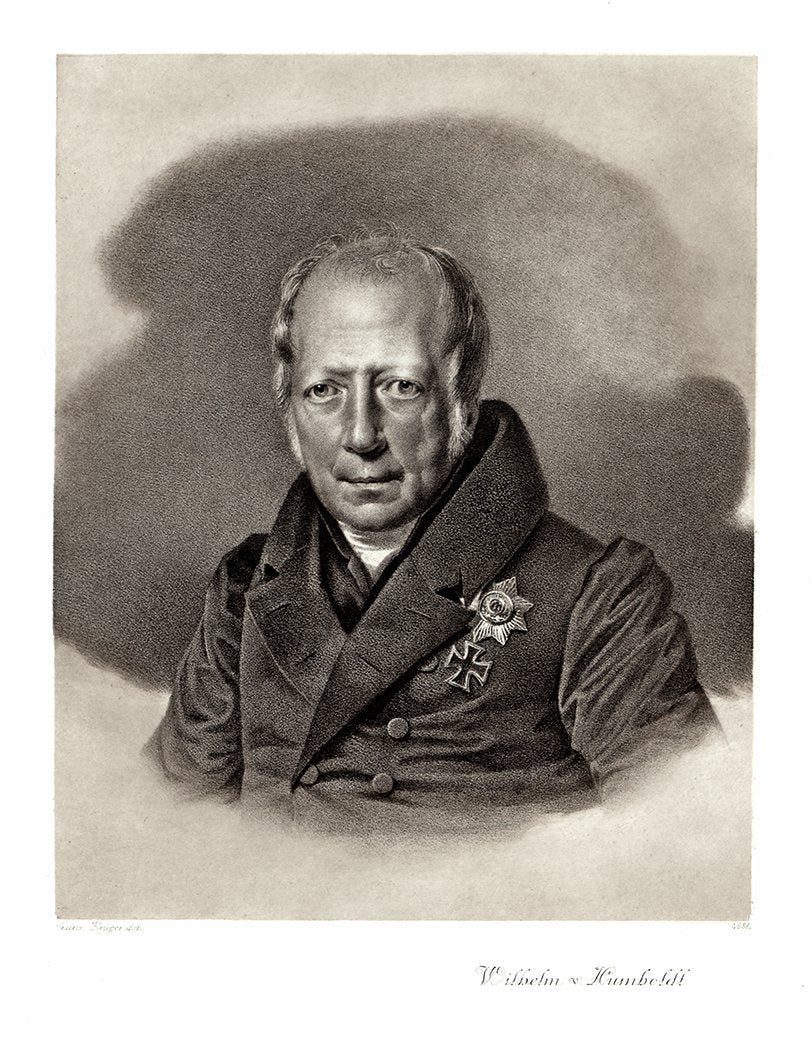 Portrait von Wilhelm von Humboldt Kunstdruck Tiefdruck