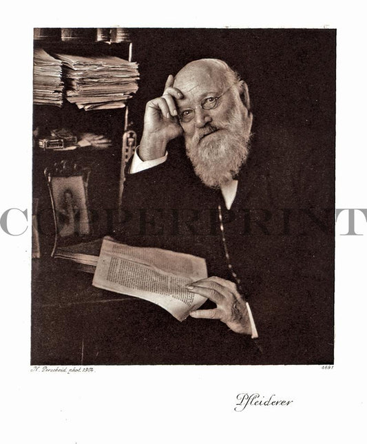 Portrait von Pfleiderer Kunstdruck Tiefdruck