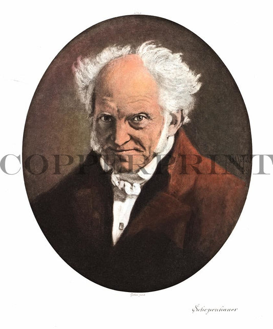 Portrait von Arthur Schopenhauer Kunstdruck Tiefdruck