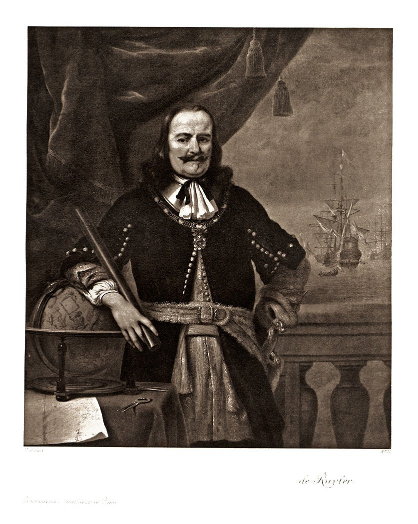Portrait von de Ruyter Kunstdruck Tiefdruck