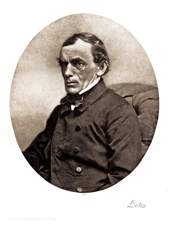 Portrait von Hermann R. Lotze Kunstdruck Tiefdruck