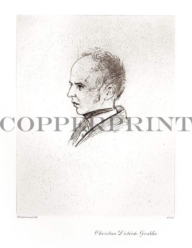 Grabbe, Portrait, Mann