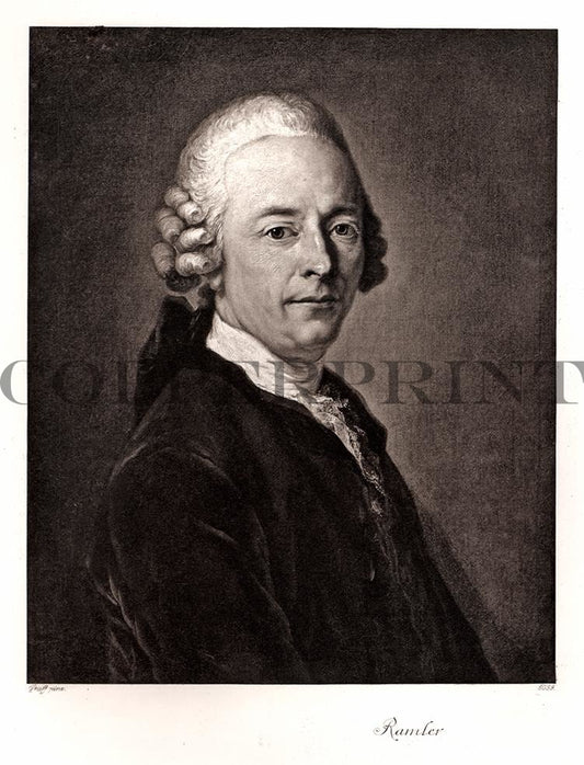 Portrait von Ramler Kunstdruck Tiefdruck