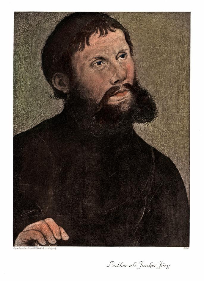 Portrait von Martin Luther Kunstdruck Tiefdruck