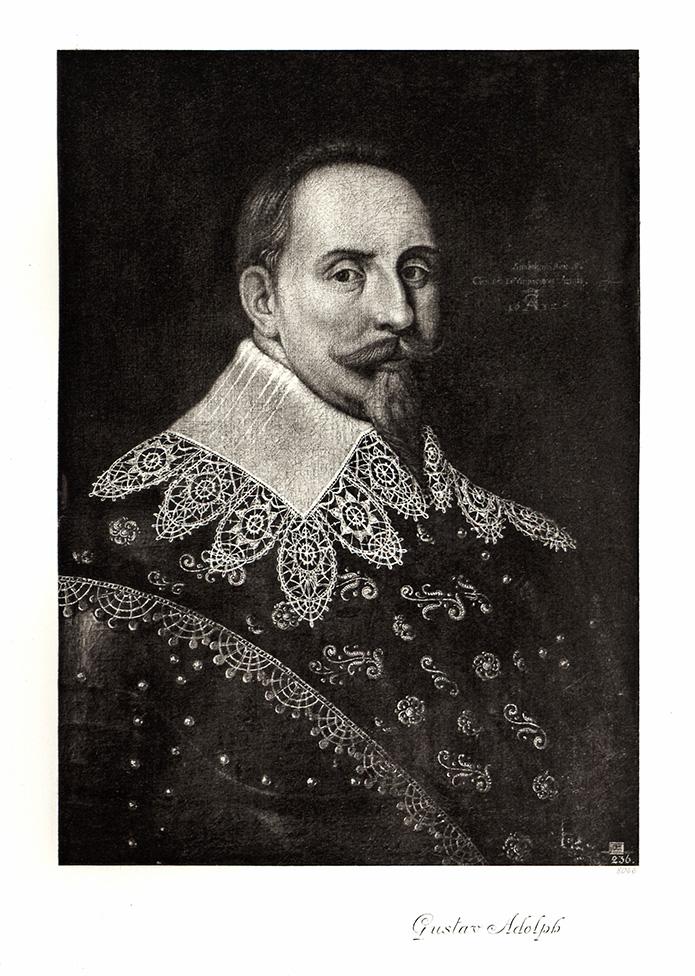 Portrait von Gustav Adolph Kunstdruck Tiefdruck