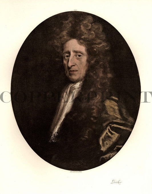 Portrait von Locke Kunstdruck Tiefdruck
