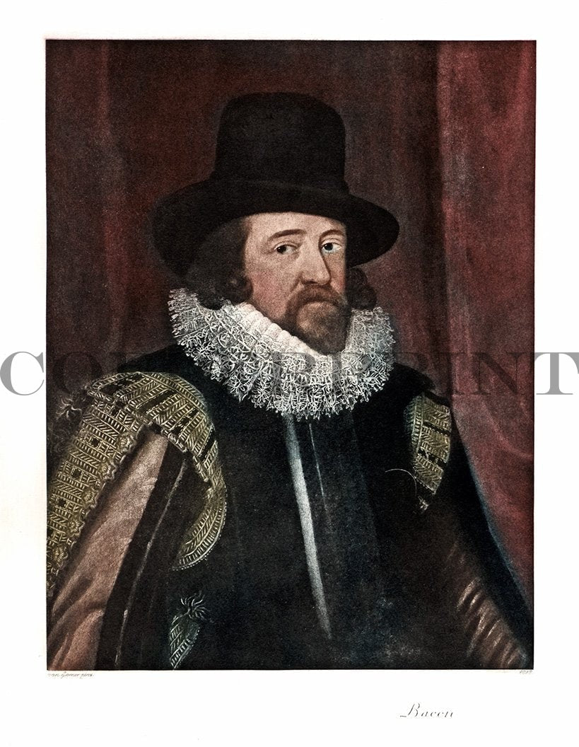 Portrait von Bacon Kunstdruck Tiefdruck