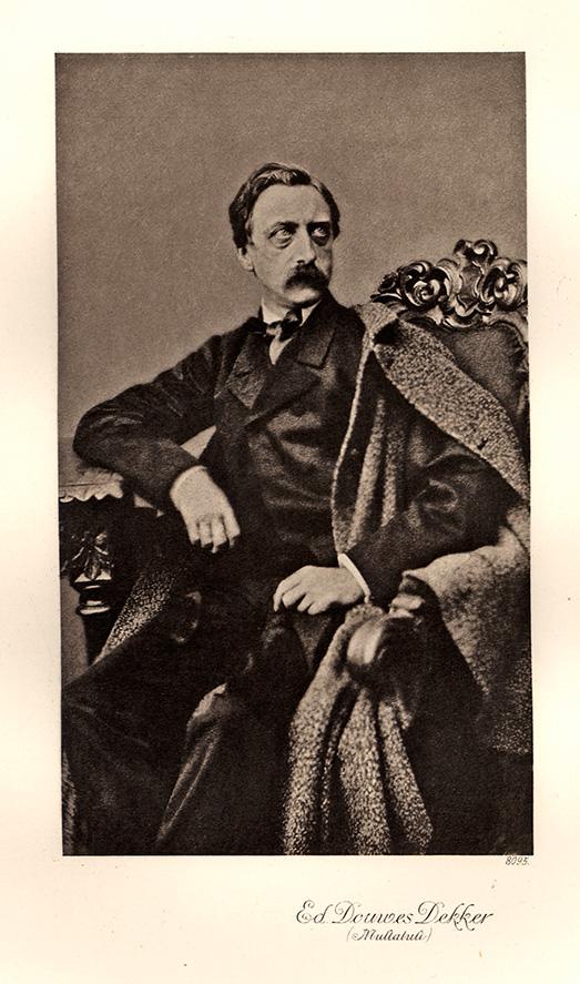 Portrait von Eduard Douwes Dekker Kunstdruck Tiefdruck
