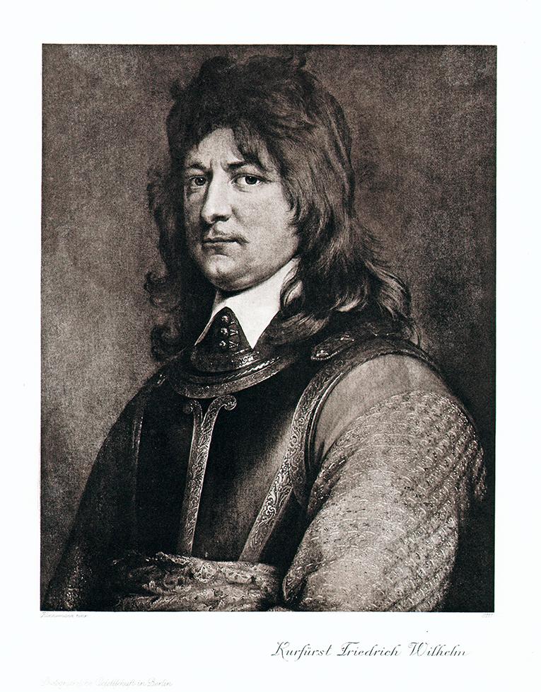 Portrait von Friedrich Wilhelm von Brandenburg Kunstdruck Tiefdruck
