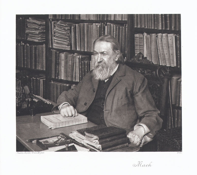Portrait von Ernst Mach Kunstdruck Tiefdruck