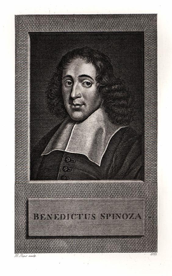 Portrait von Benedictus Spinoza Kunstdruck Tiefdruck