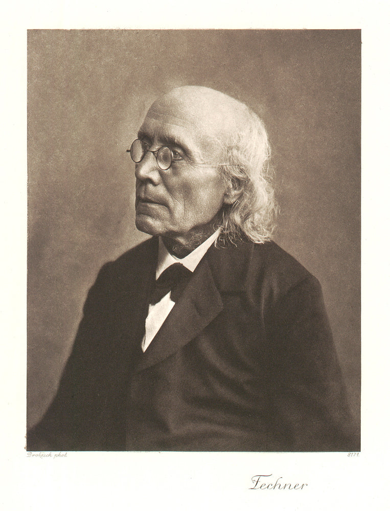 Portrait von Gustav Theodor Fechner Kunstdruck Tiefdruck