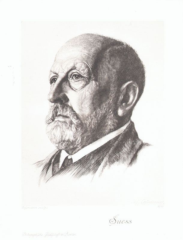 Portrait von Eduard Suess Kunstdruck Tiefdruck