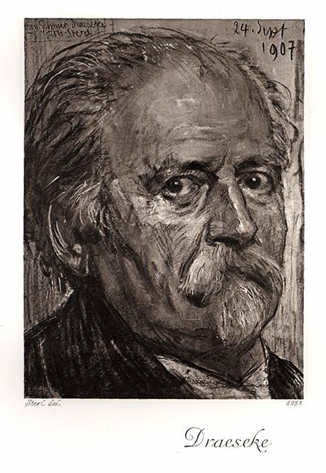 Portrait von Felix Draeseke Kunstdruck Tiefdruck