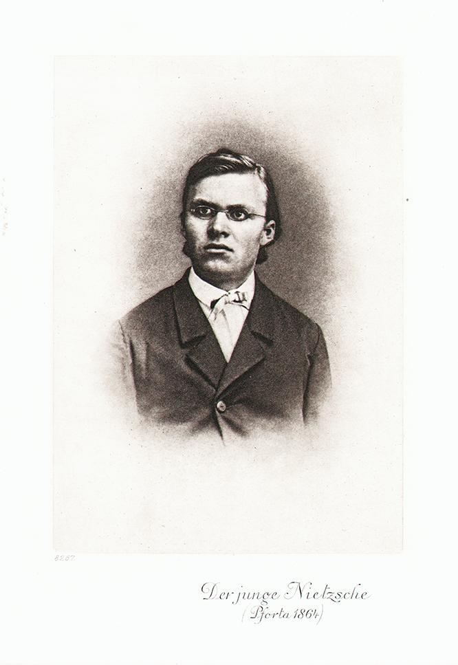 Portrait des jungen Nietzsche Kunstdruck Tiefdruck