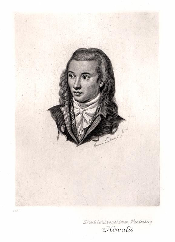 Portrait von Friedrich Leopold von Hardenberg Kunstdruck Tiefdruck