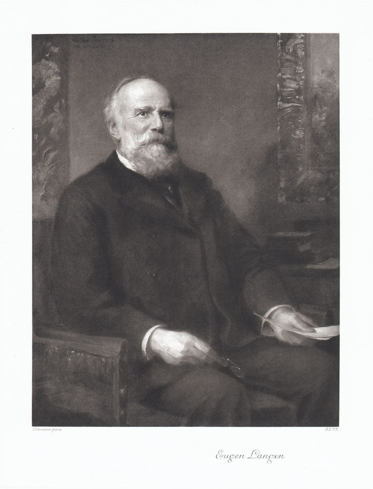 Portrait von Eugen Langen Kunstdruck Tiefdruck