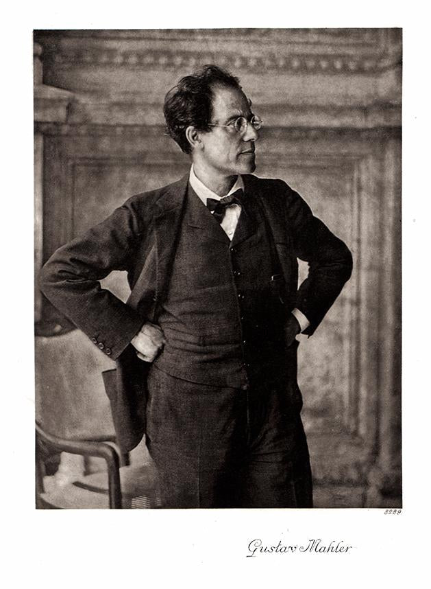 Portrait von Gustav Mahler Kunstdruck Tiefdruck