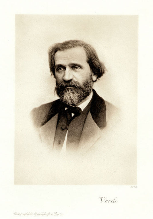 Portrait von Giuseppe Verdi Kunstdruck Tiefdruck