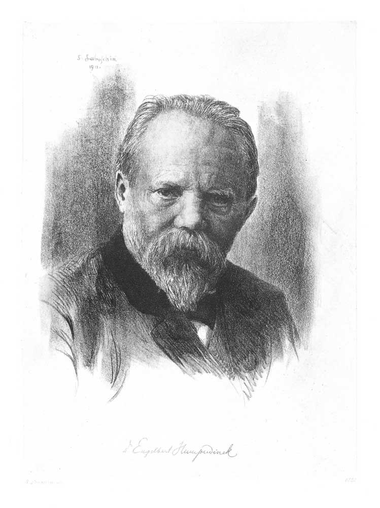 Portrait von Engelbert Humperdinck Kunstdruck Tiefdruck