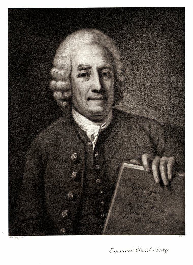Portrait von Emanuel Swedenborg Kunstdruck Tiefdruck