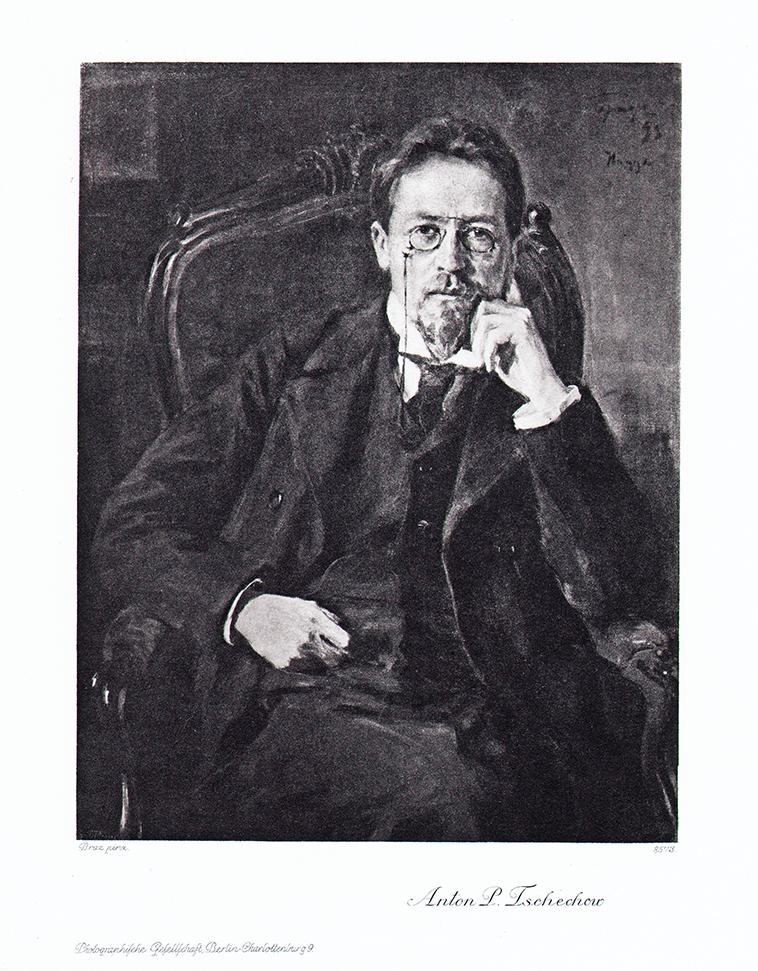 Portrait von Anton Pawlowitsch Kunstdruck Tiefdruck