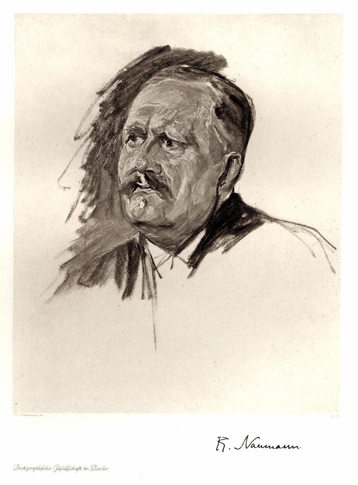 Portrait von Naumann Kunstdruck Tiefdruck