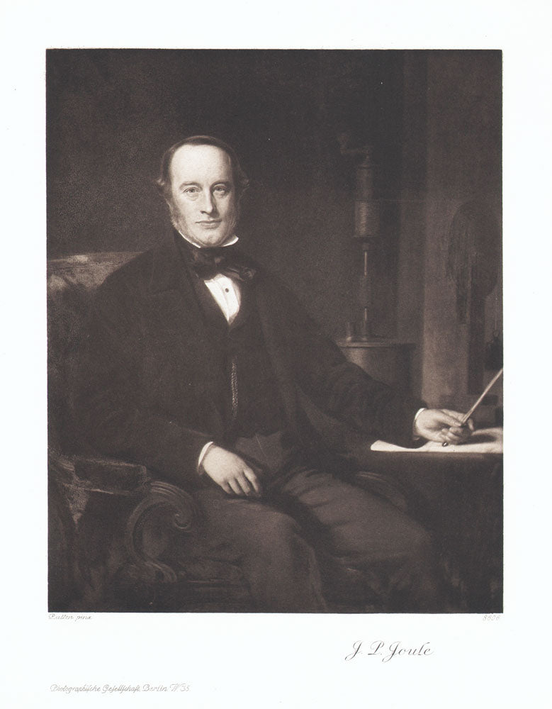 Portrait von James Prescott Joule Kunstdruck Tiefdruck
