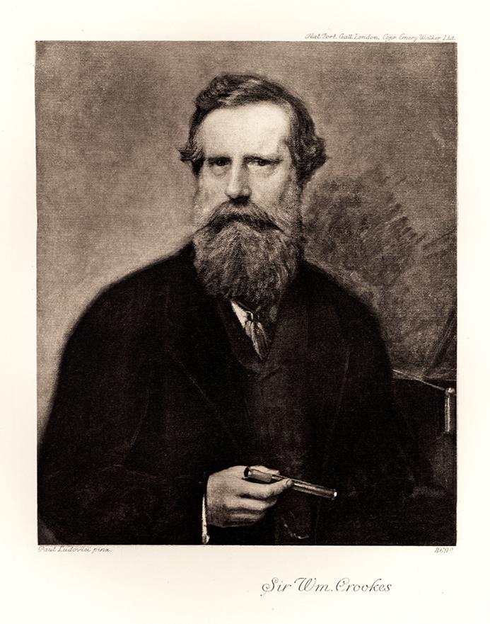 Portrait von Sir W. Crookes Kunstdruck Tiefdruck