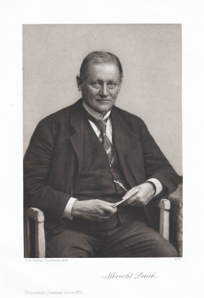 Portrait von Albrecht Penck schwarz weiß Kunstdruck Tiefdruck