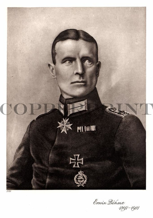 Portrait Erwin Böhme Kunstdruck Tiefdruck 