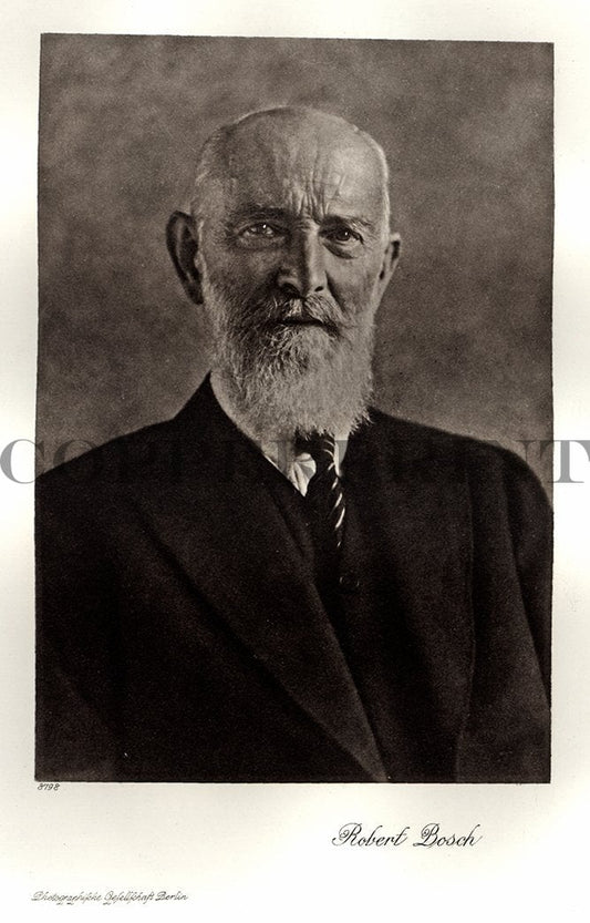 Portrait von Robert Bosch Kunstdruck Tiefdruck