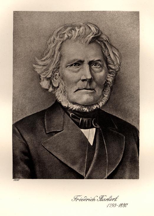 Portrait von Friedrich Harkort Kunstdruck Tiefdruck