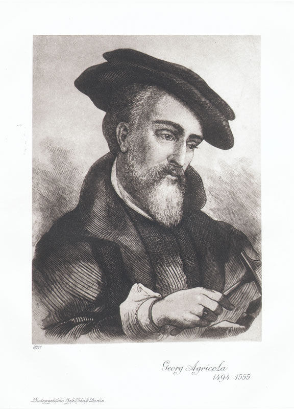 Portrait von Georg Agricola Kunstdruck Tiefdruck