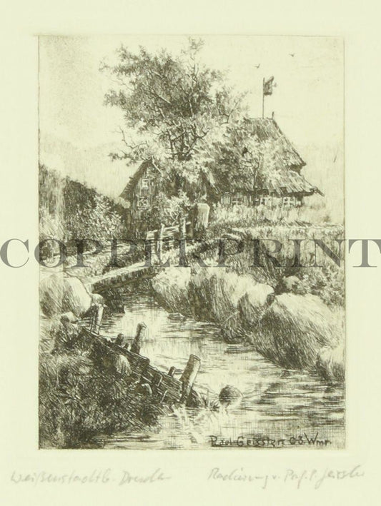 Portrait von Dresden bei Weissenstadt Kunstdruck Tiefdruck