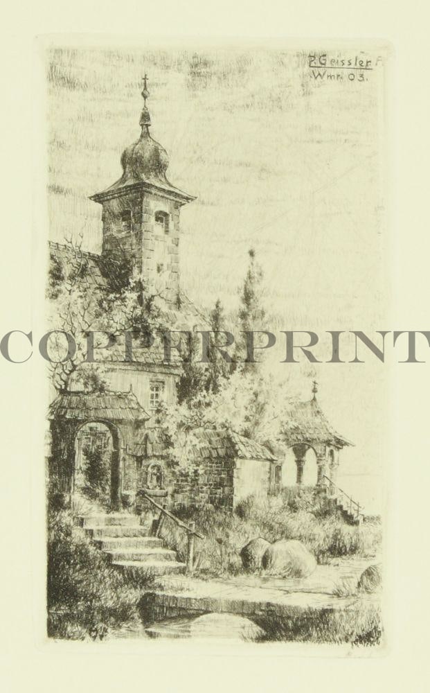 Stadtansicht von Dresden Kunstdruck Tiefdruck