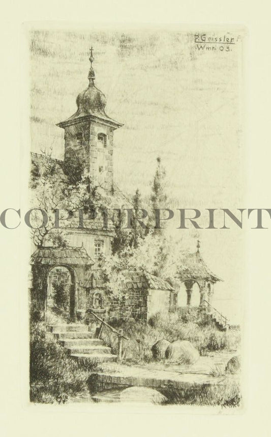 Stadtansicht von Dresden Kunstdruck Tiefdruck