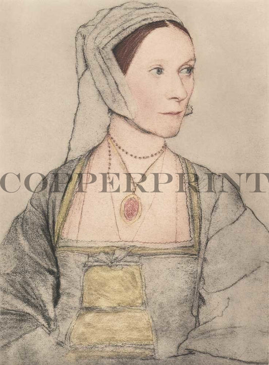 Portrait von Cicely Heron Kunstdruck Tiefdruck