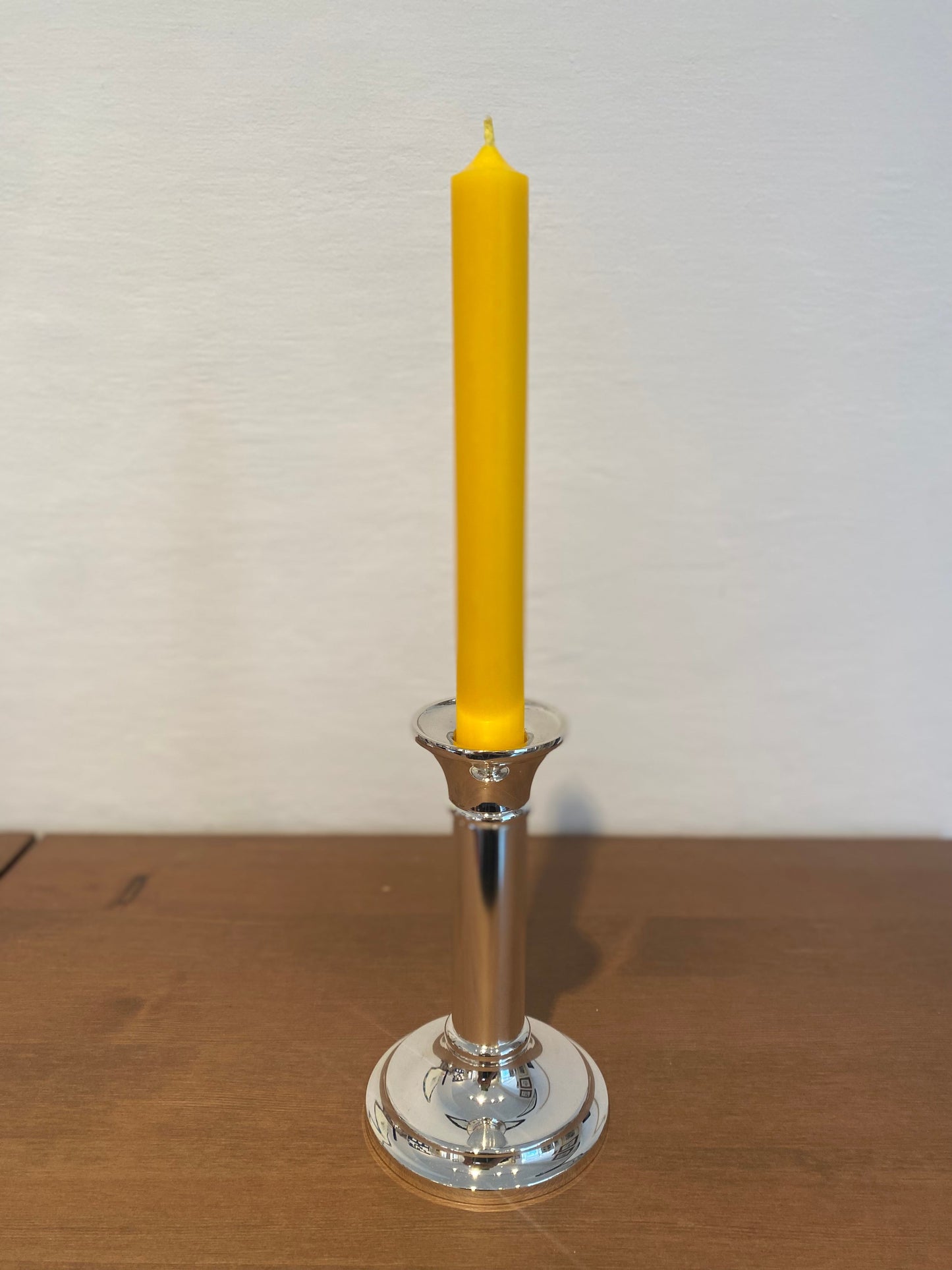 versilberter Kerzenhalter 15cm