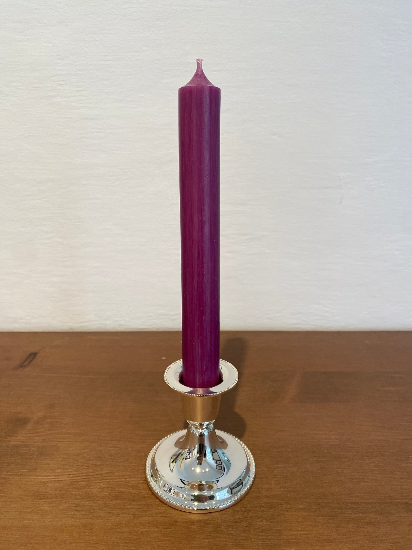 versilberter Kerzenhalter 7cm