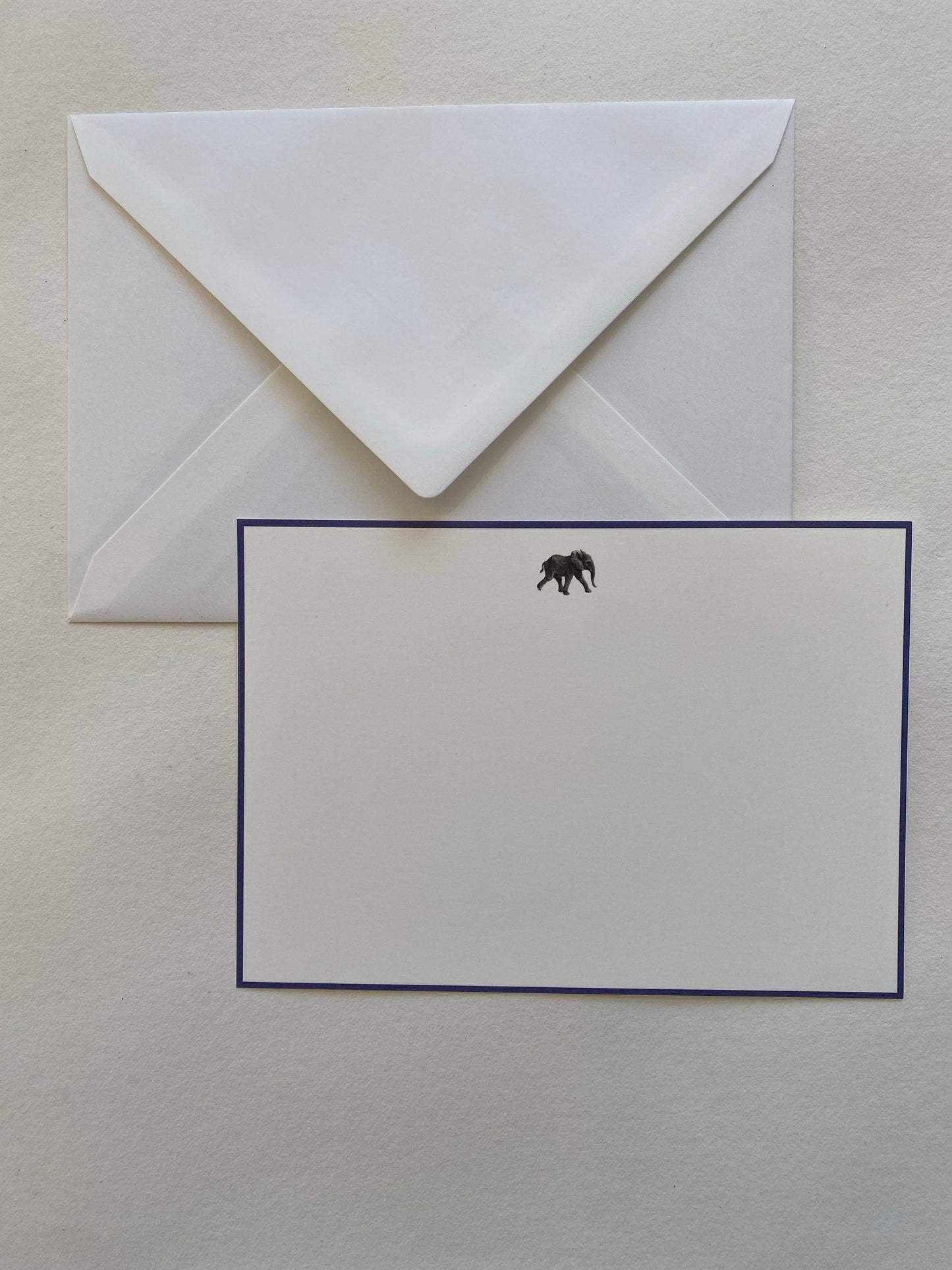 Briefkarte Elefant