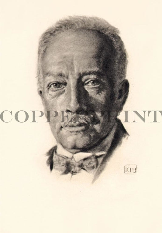 Portrait von Richard Strauß Kunstdruck Tiefdruck