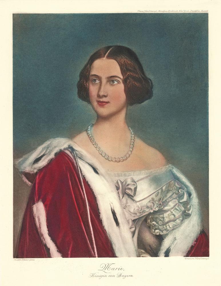 Portrait von Marie Prinzessin von Preußen Kunstdruck Tiefdruck