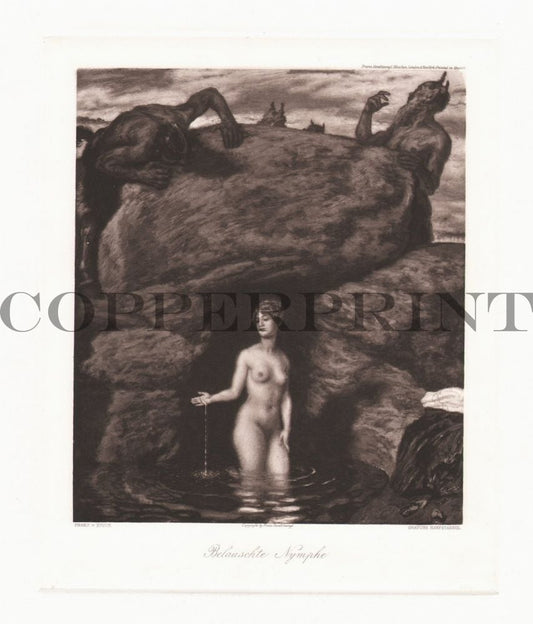 Belauschte Nymphe - Franz von Stuck